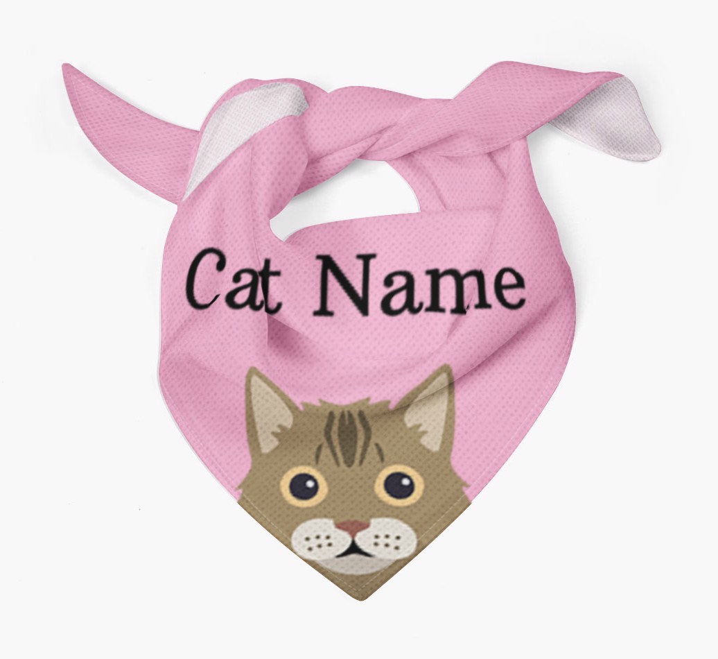 'Peeking' Icon - Personalised {breedFullName} Bandana