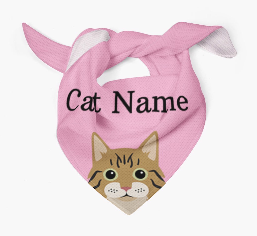 'Peeking' Icon - Personalised {breedFullName} Bandana