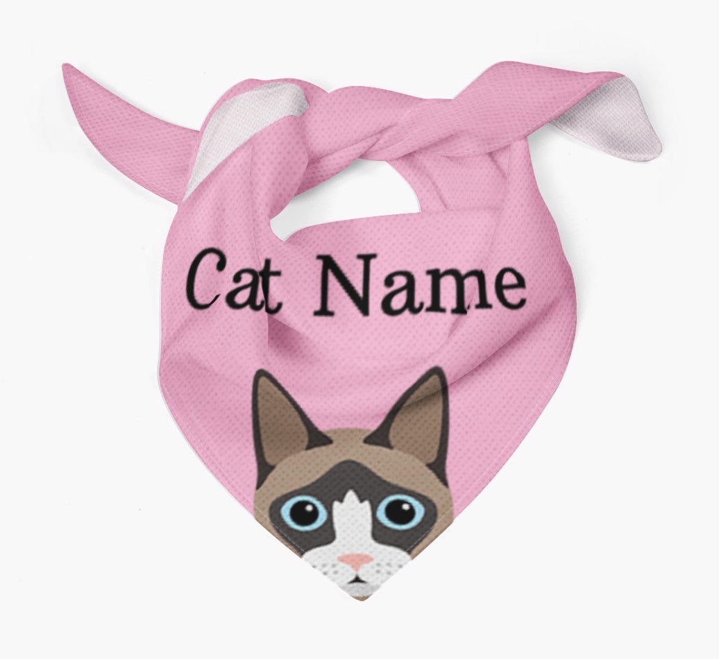 'Peeking' Icon - Personalised {breedFullName} Bandana