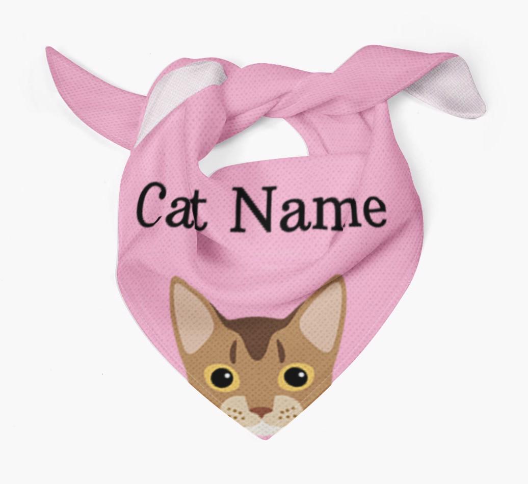 'Peeking' Icon - Personalized {breedFullName} Bandana