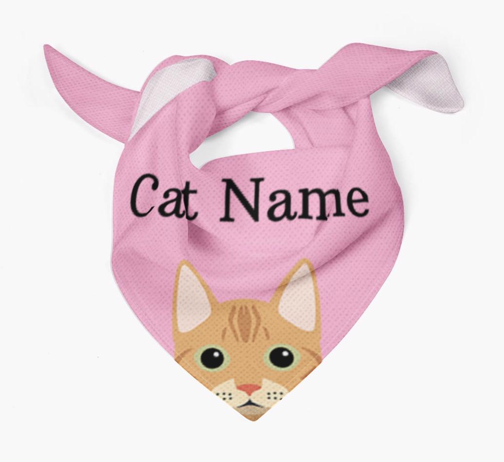 'Peeking' Icon - Personalized {breedFullName} Bandana