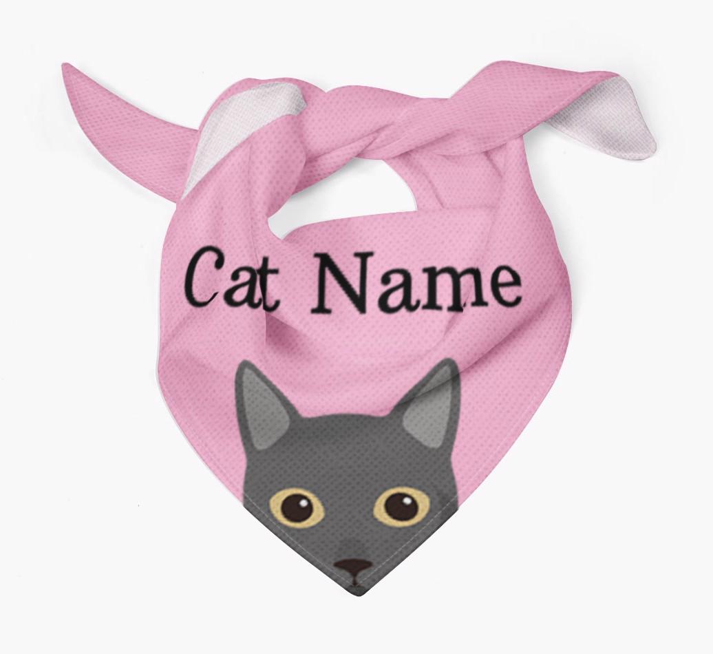 'Peeking' Icon - Personalized {breedFullName} Bandana