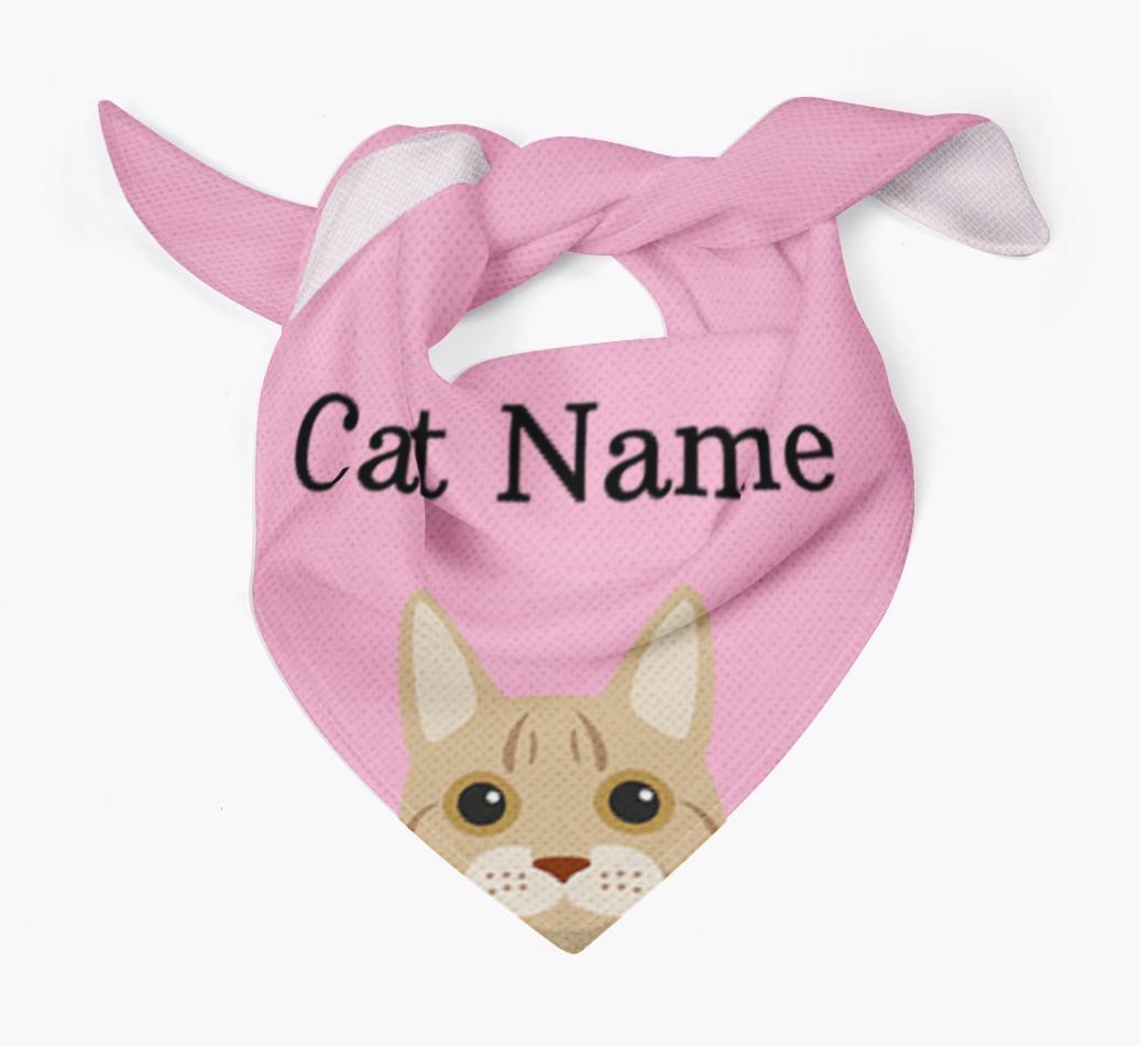 'Peeking' Icon - Personalized {breedFullName} Bandana