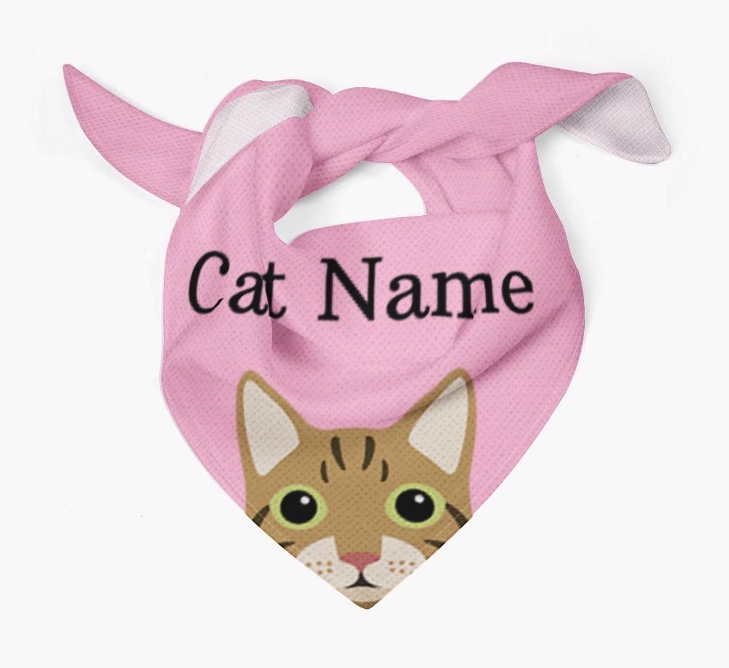 'Peeking' Icon - Personalized {breedFullName} Bandana