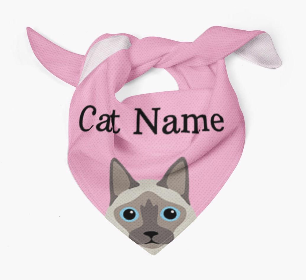'Peeking' Icon - Personalized {breedFullName} Bandana