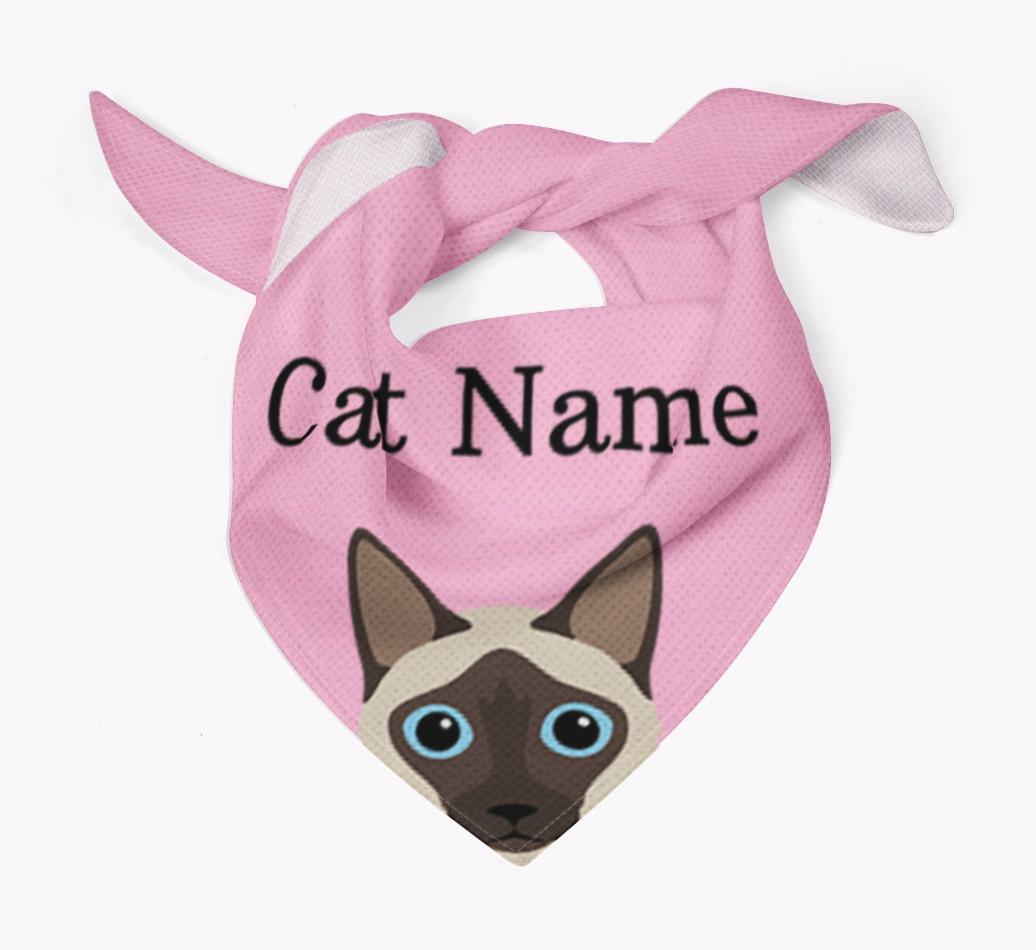 'Peeking' Icon - Personalized {breedFullName} Bandana