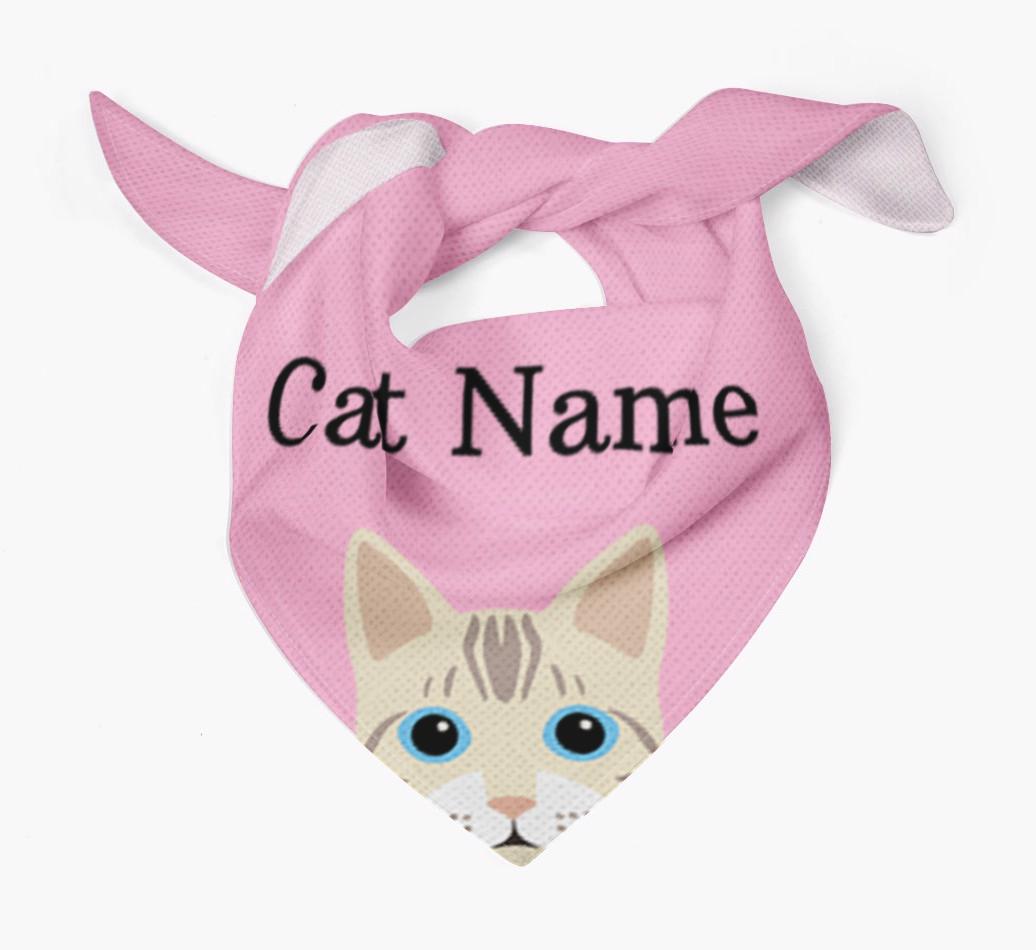 'Peeking' Icon - Personalized {breedFullName} Bandana