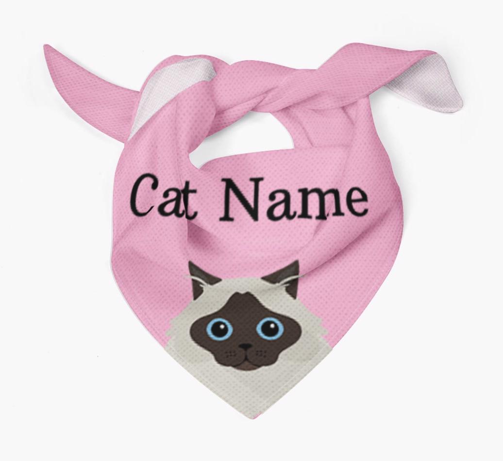 'Peeking' Icon - Personalized {breedFullName} Bandana