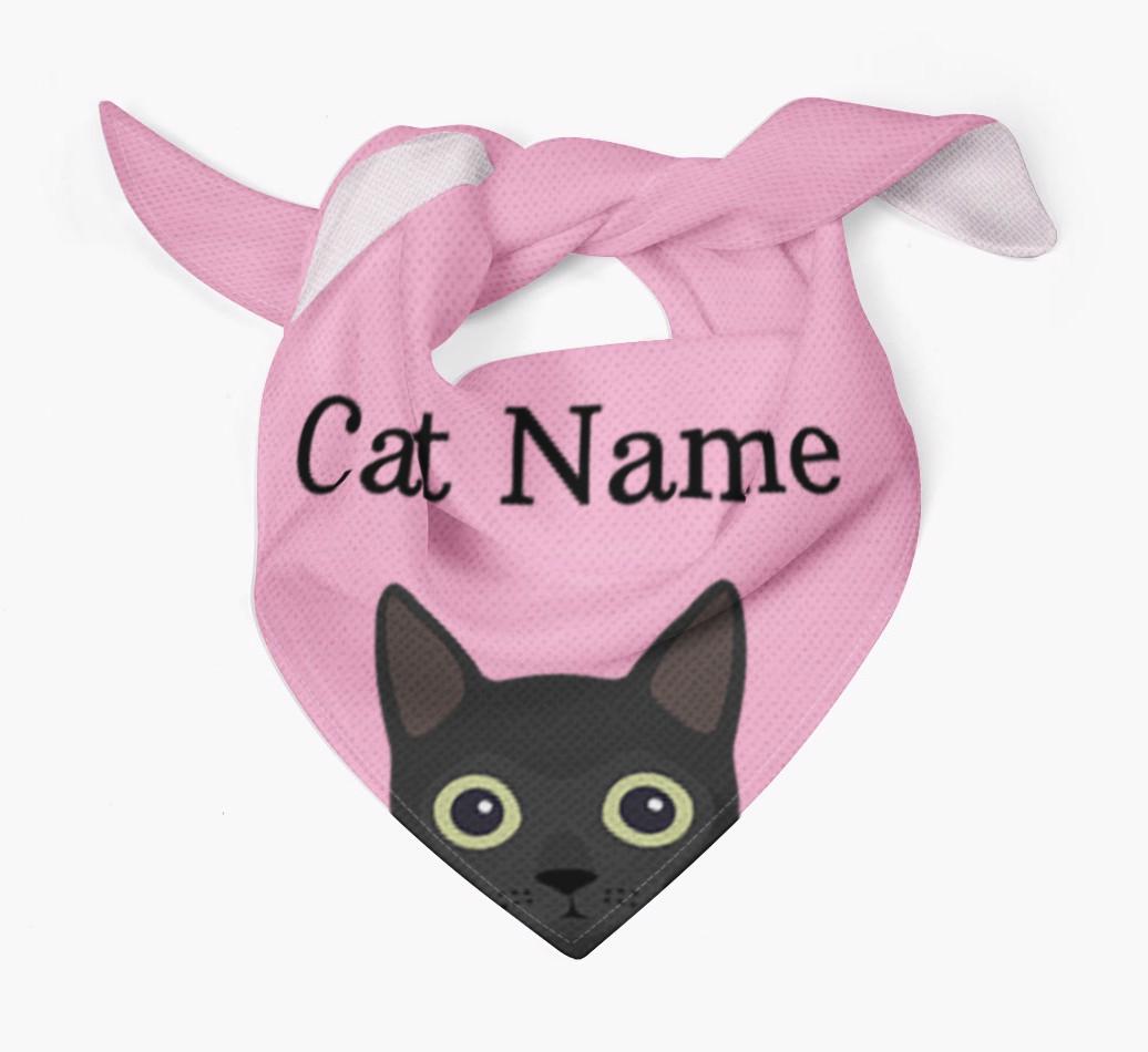 'Peeking' Icon - Personalized {breedFullName} Bandana