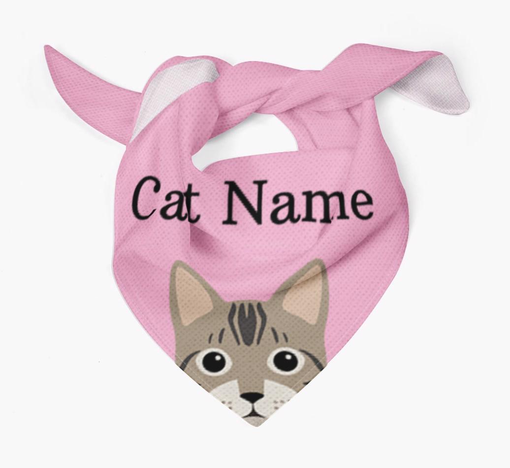 'Peeking' Icon - Personalized {breedFullName} Bandana