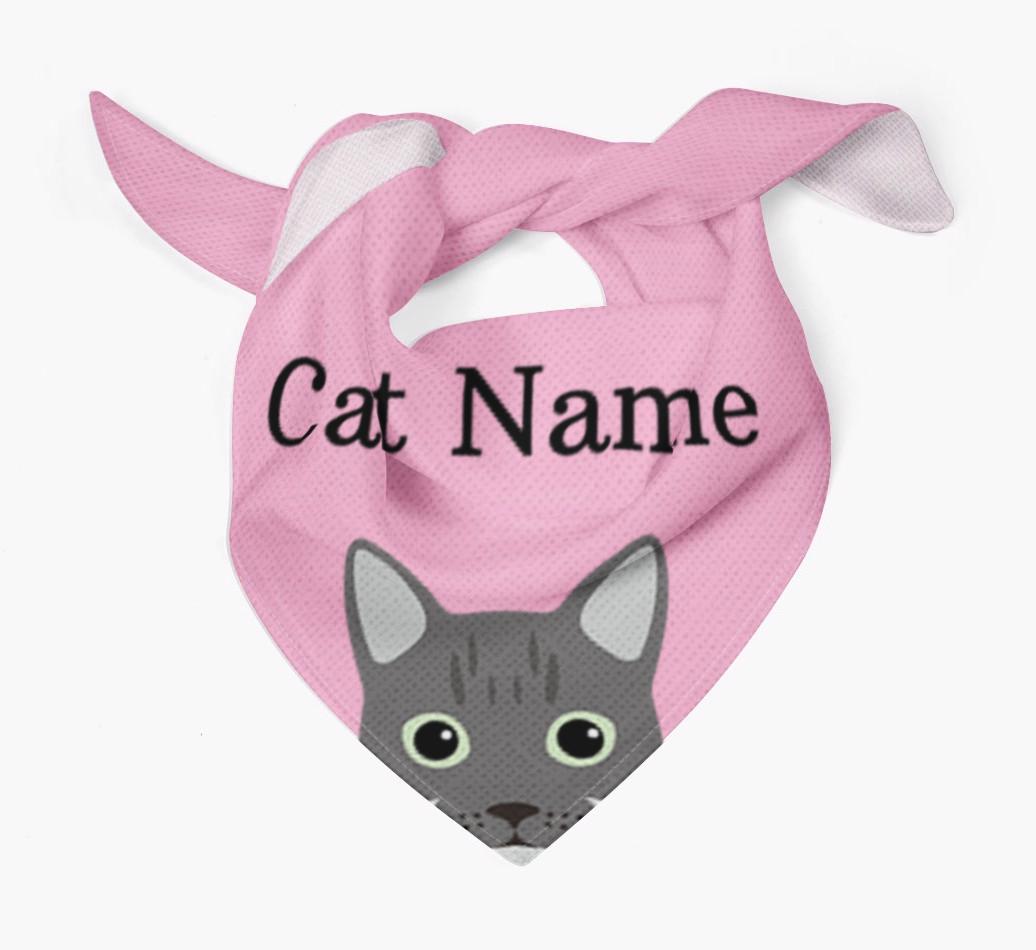 'Peeking' Icon - Personalized {breedFullName} Bandana