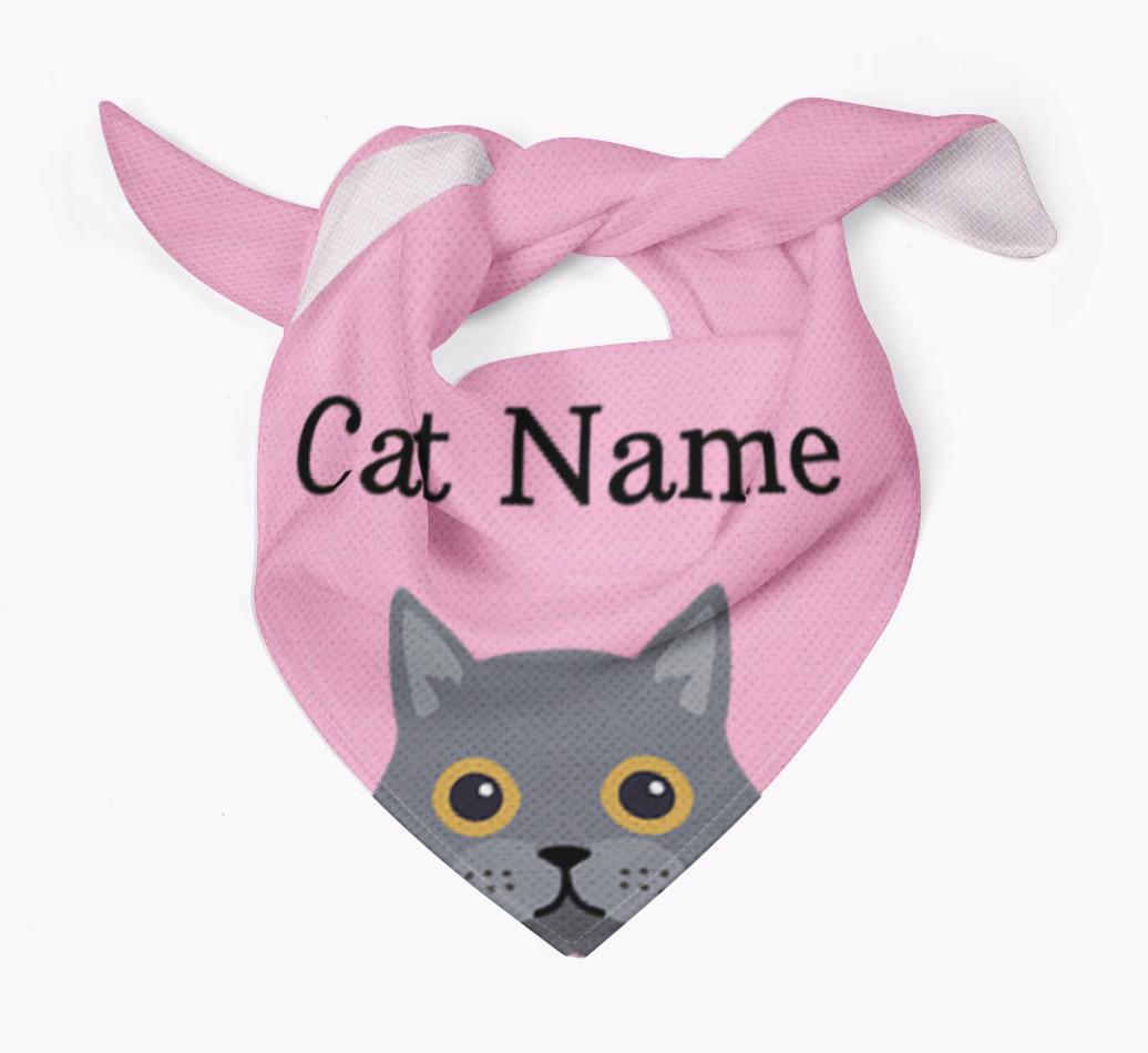 'Peeking' Icon - Personalized {breedFullName} Bandana