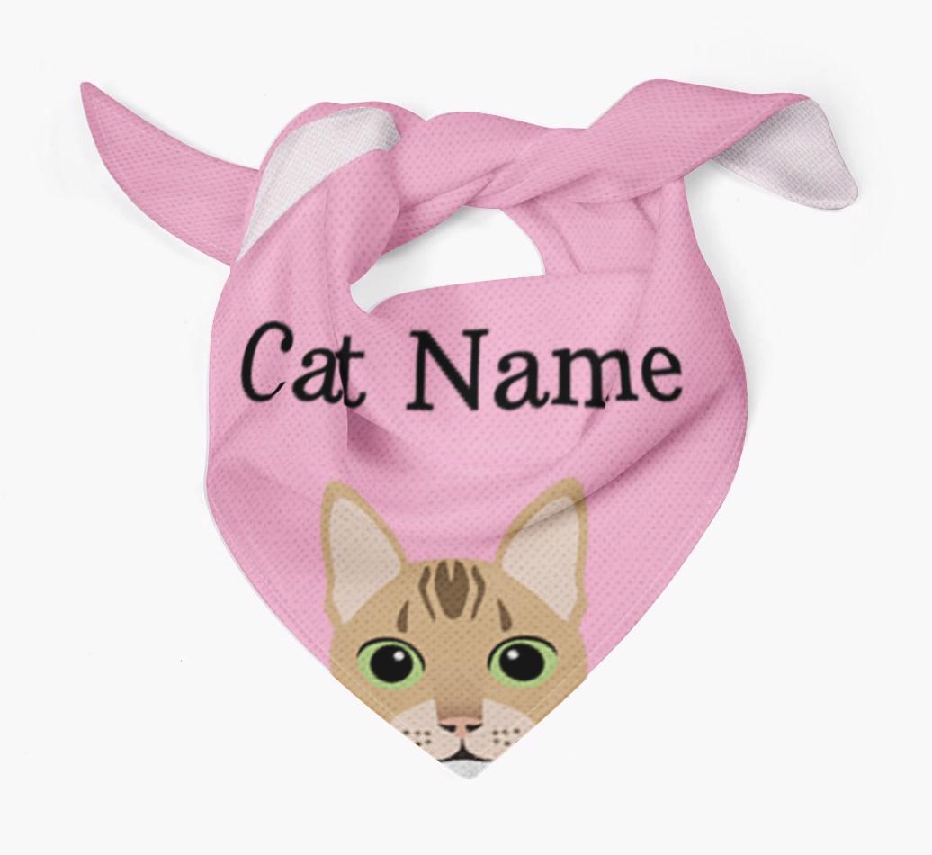 'Peeking' Icon - Personalized {breedFullName} Bandana