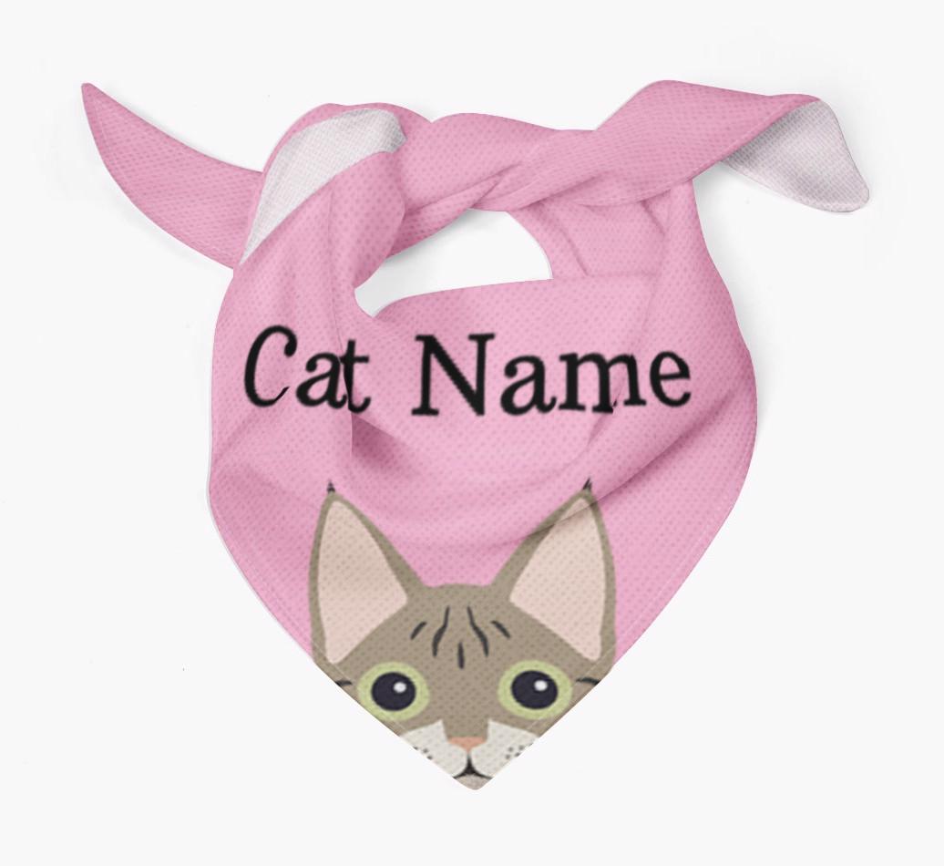 'Peeking' Icon - Personalized {breedFullName} Bandana