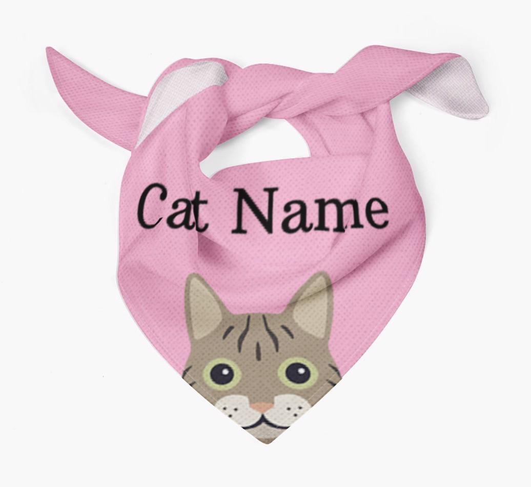 'Peeking' Icon - Personalized {breedFullName} Bandana