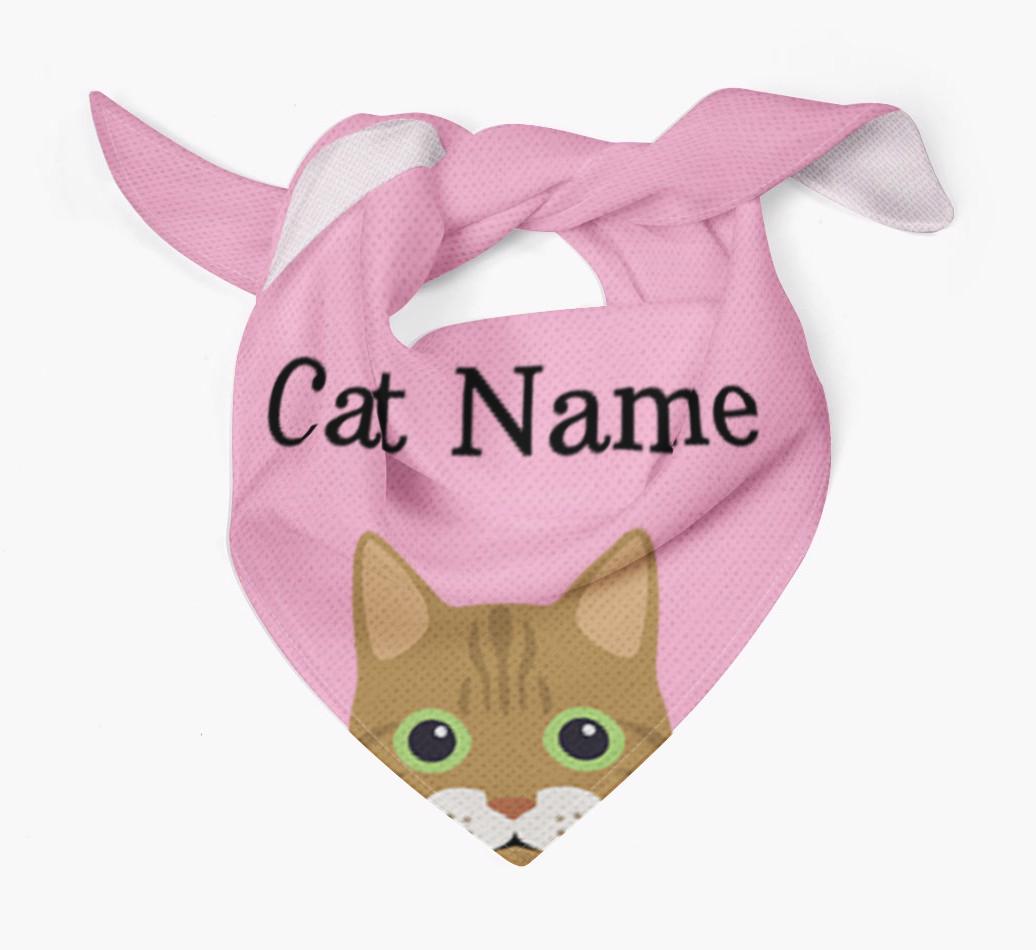 'Peeking' Icon - Personalized {breedFullName} Bandana