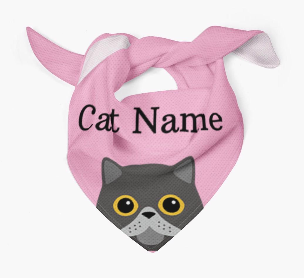 'Peeking' Icon - Personalized {breedFullName} Bandana