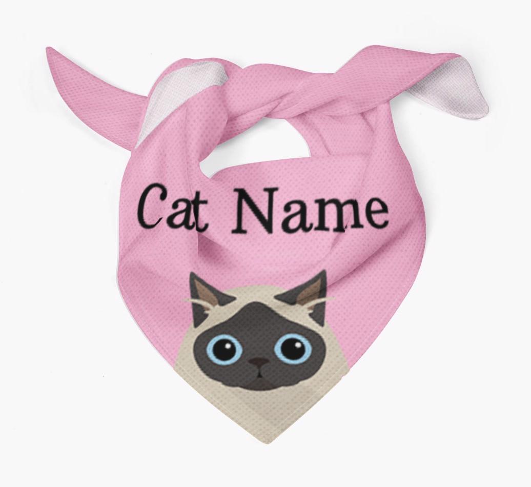 'Peeking' Icon - Personalized {breedFullName} Bandana