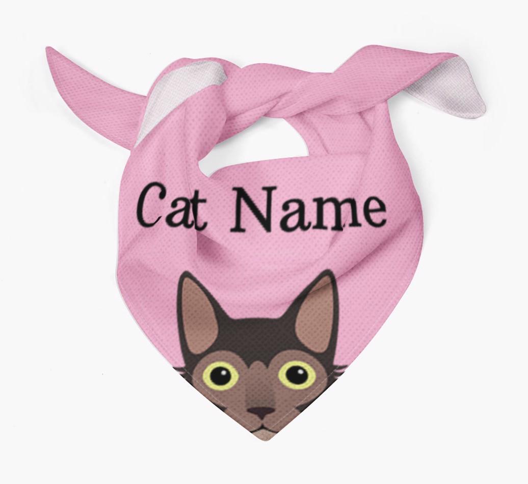 'Peeking' Icon - Personalized {breedFullName} Bandana