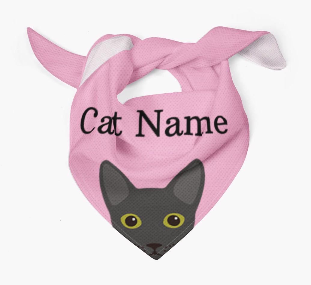 'Peeking' Icon - Personalized {breedFullName} Bandana