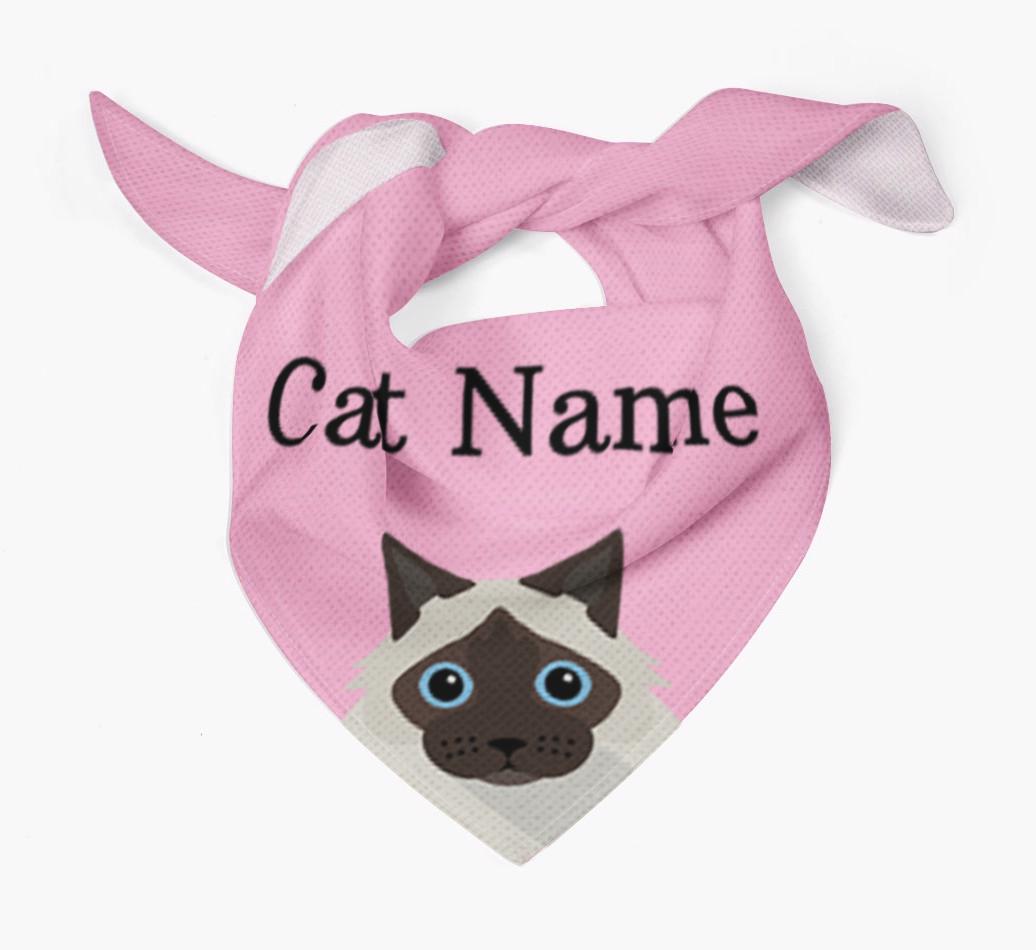 'Peeking' Icon - Personalized {breedFullName} Bandana