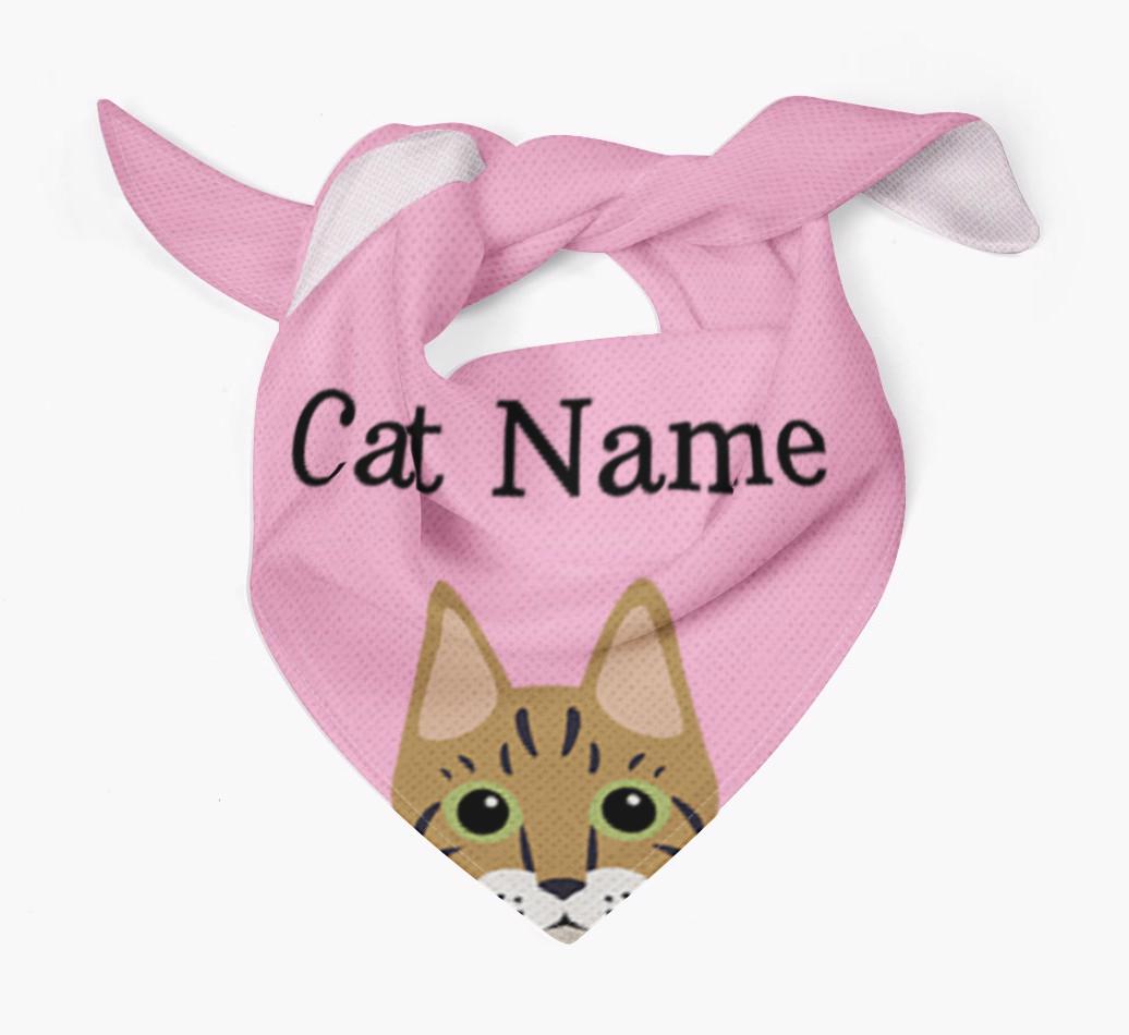 'Peeking' Icon - Personalized {breedFullName} Bandana