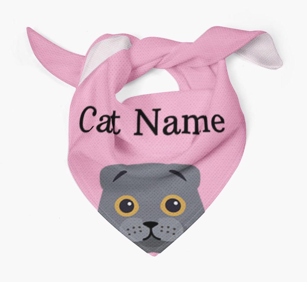 'Peeking' Icon - Personalized {breedFullName} Bandana