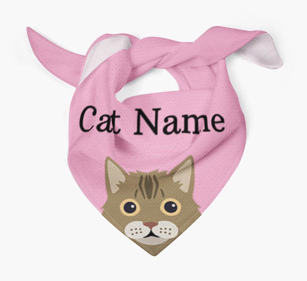 'Peeking' Icon - Personalized {breedFullName} Bandana