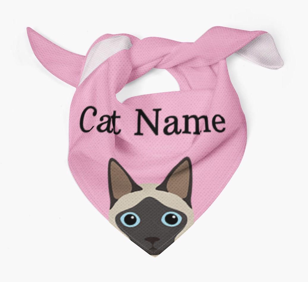 'Peeking' Icon - Personalized {breedFullName} Bandana