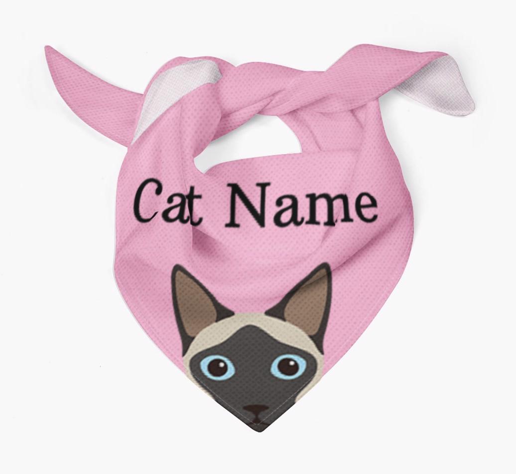 'Peeking' Icon - Personalized {breedFullName} Bandana
