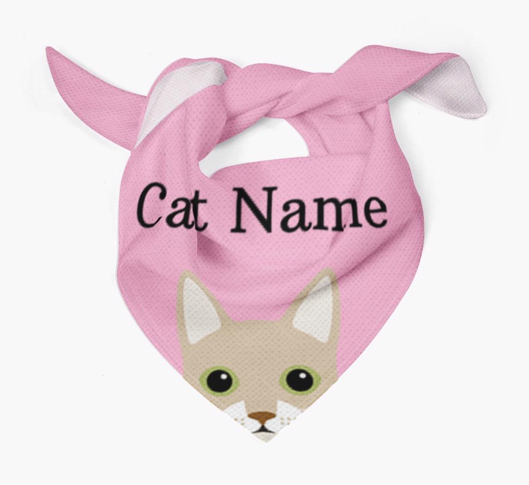 'Peeking' Icon - Personalized {breedFullName} Bandana