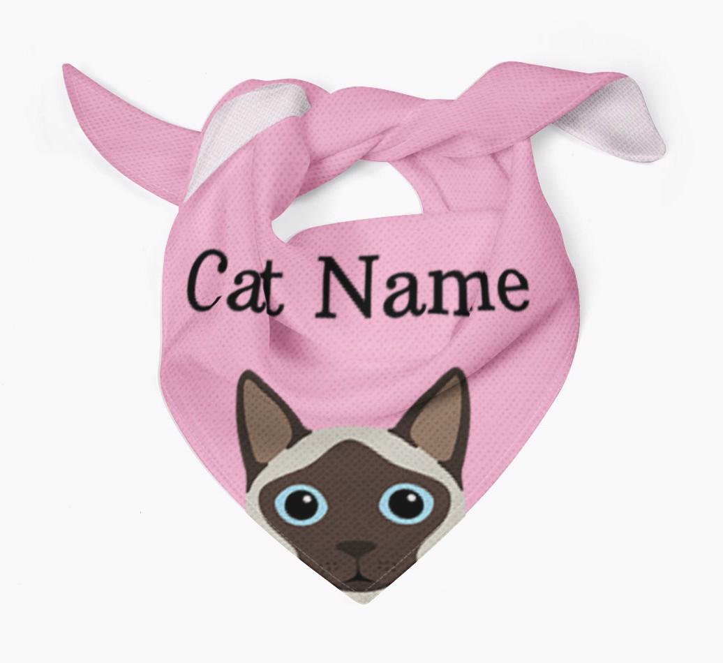 'Peeking' Icon - Personalized {breedFullName} Bandana