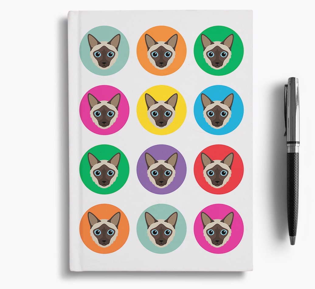 '{breedCommonName} Icons' - Personalised {breedFullName} Notebook