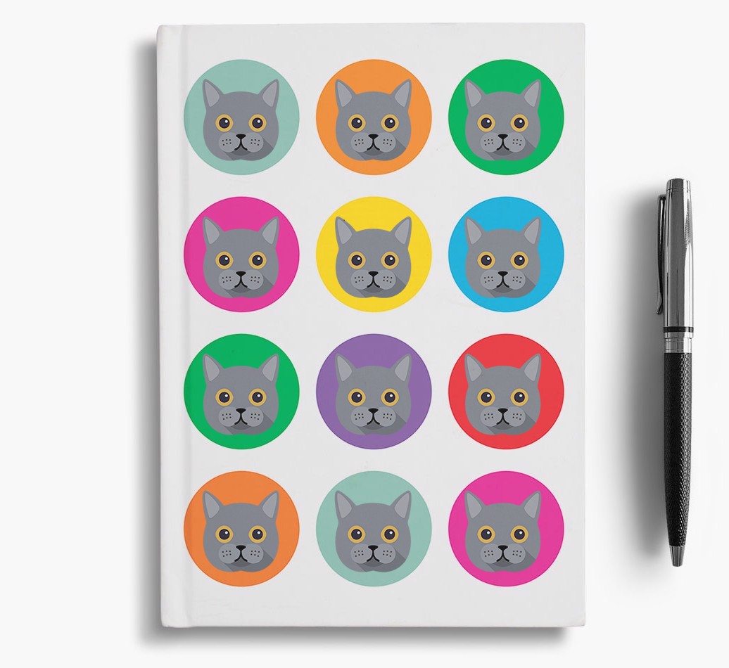 '{breedCommonName} Icons' - Personalised {breedFullName} Notebook