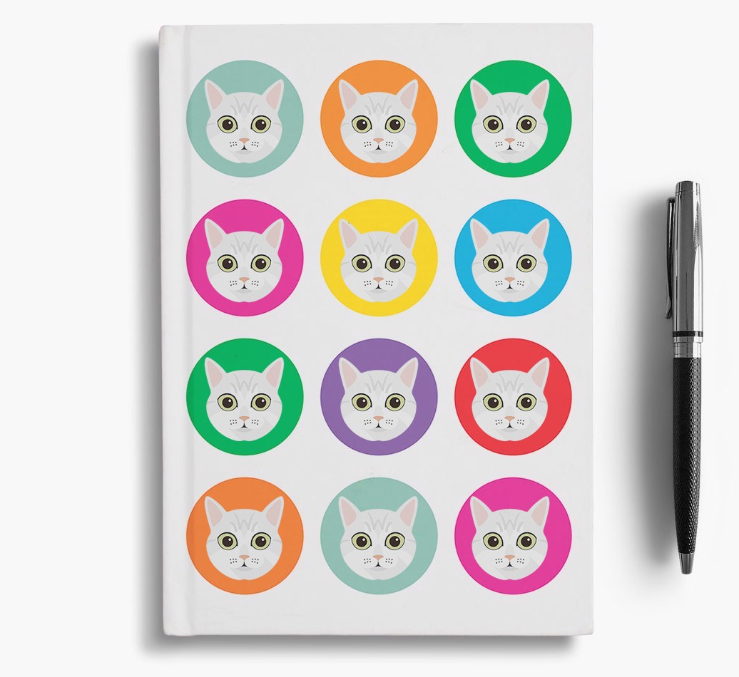 '{breedCommonName} Icons' - Personalised {breedFullName} Notebook
