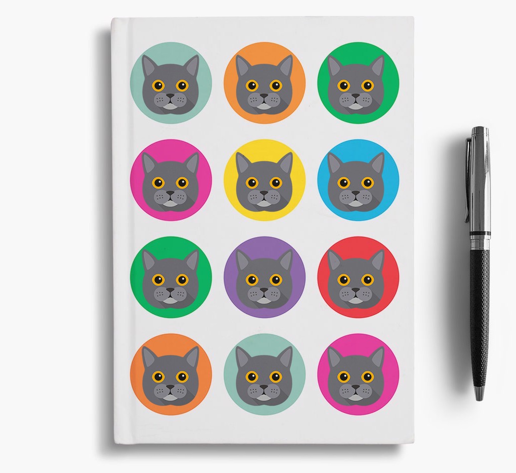 '{breedCommonName} Icons' - Personalised {breedFullName} Notebook
