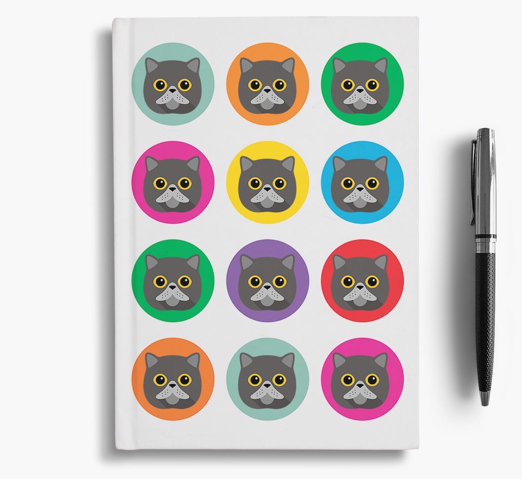 '{breedCommonName} Icons' - Personalised {breedFullName} Notebook