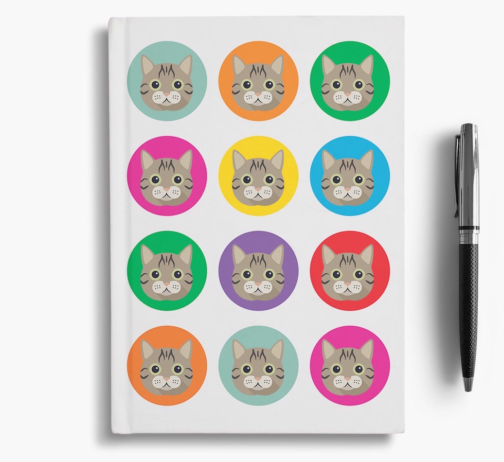 '{breedCommonName} Icons' - Personalised {breedFullName} Notebook