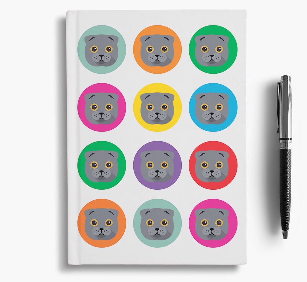 '{breedCommonName} Icons' - Personalised {breedFullName} Notebook