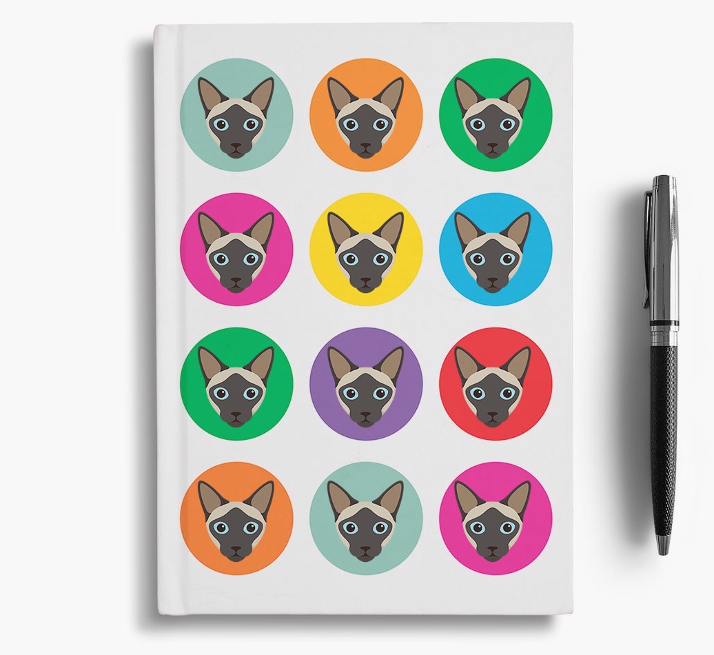 '{breedCommonName} Icons' - Personalised {breedFullName} Notebook