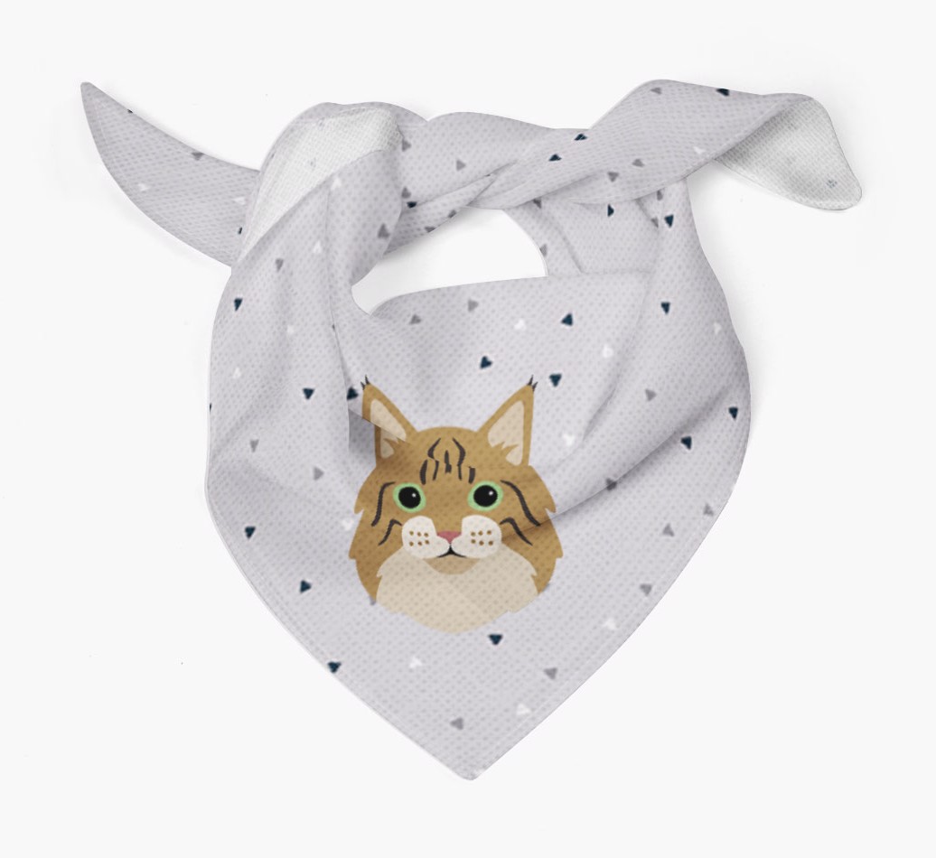 'Triangle Pattern' - Personalised {breedFullName} Bandana