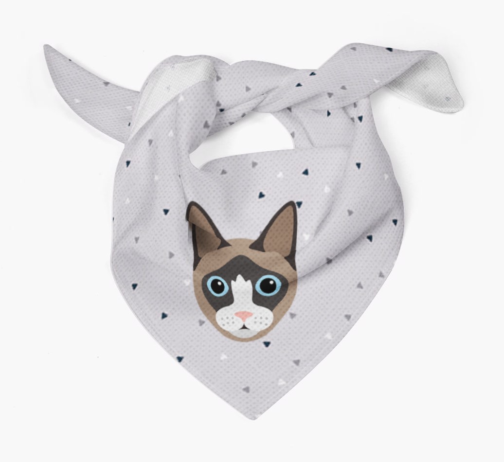 'Triangle Pattern' - Personalised {breedFullName} Bandana