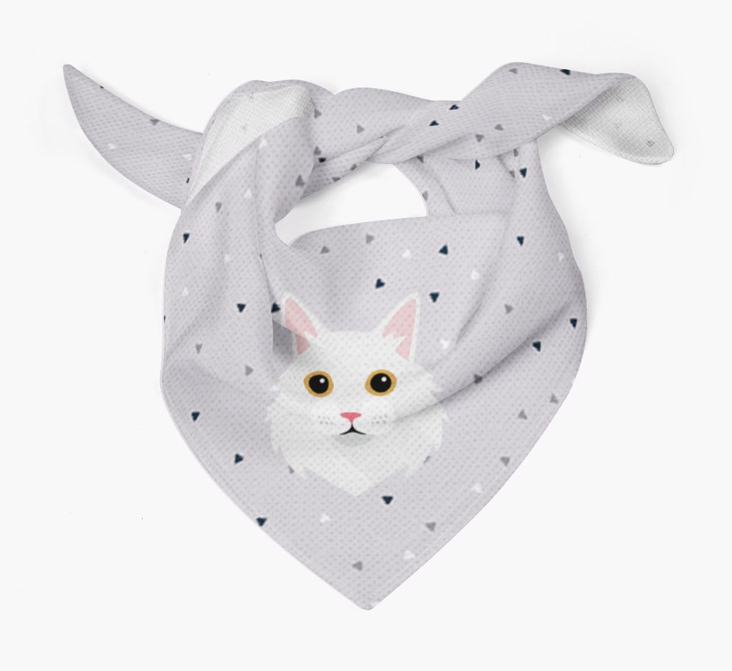 'Triangle Pattern' - Personalised {breedFullName} Bandana