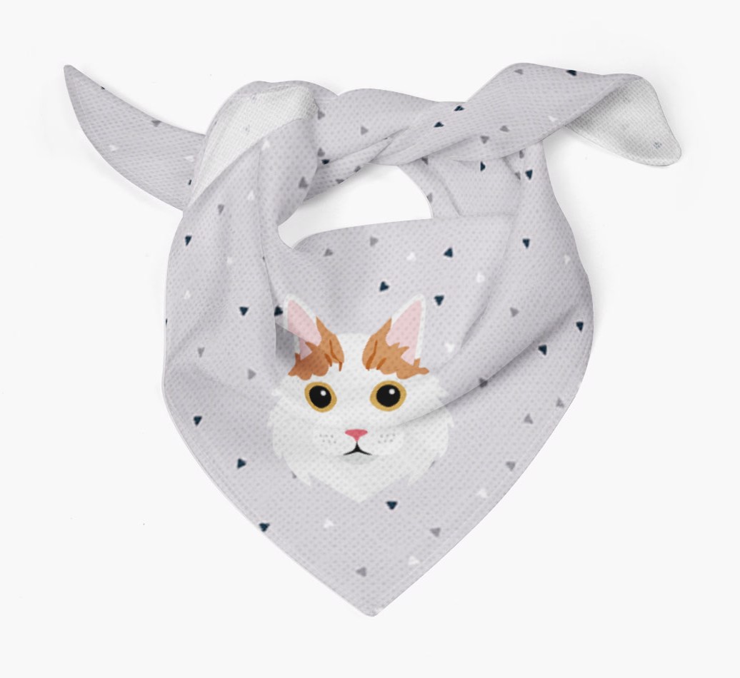 'Triangle Pattern' - Personalised {breedFullName} Bandana