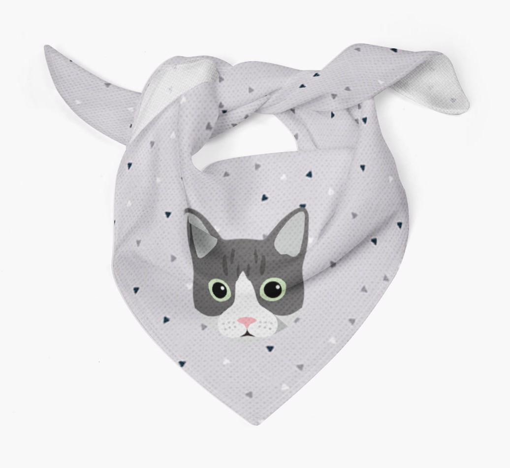 'Triangle Pattern' - Personalized {breedFullName} Bandana