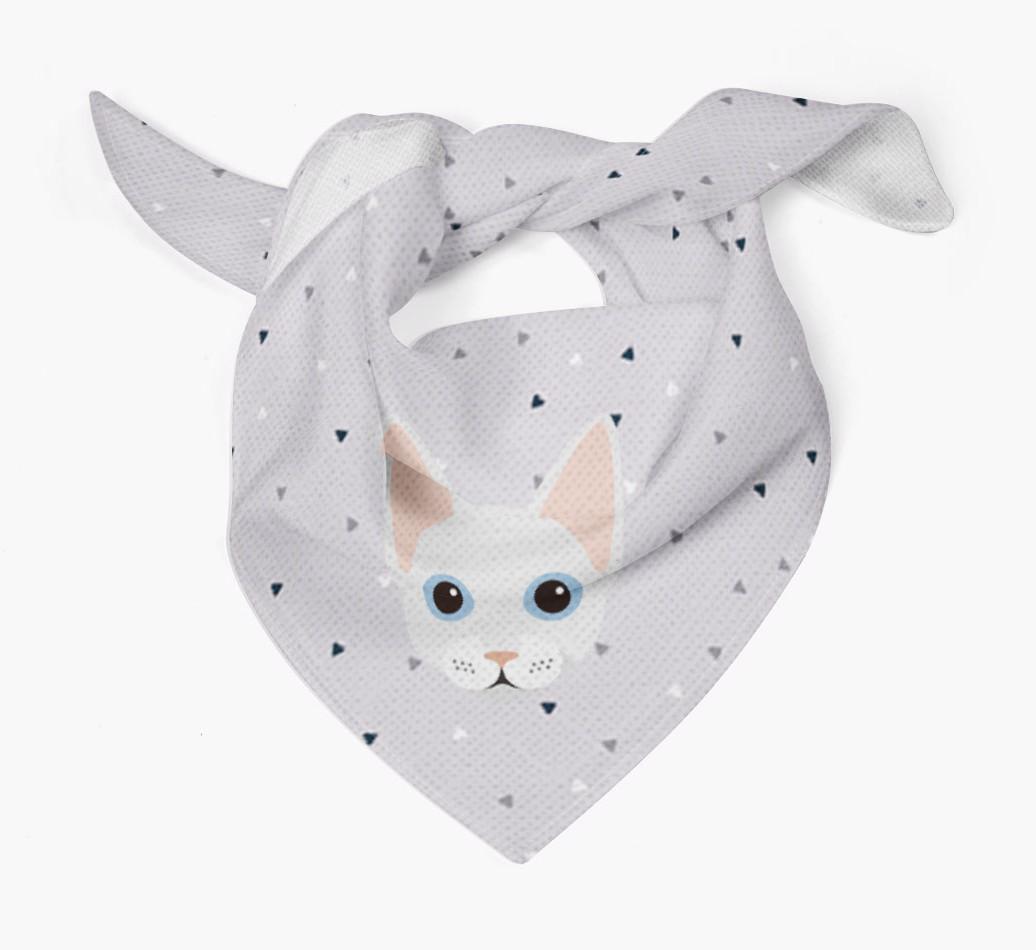 'Triangle Pattern' - Personalized {breedFullName} Bandana