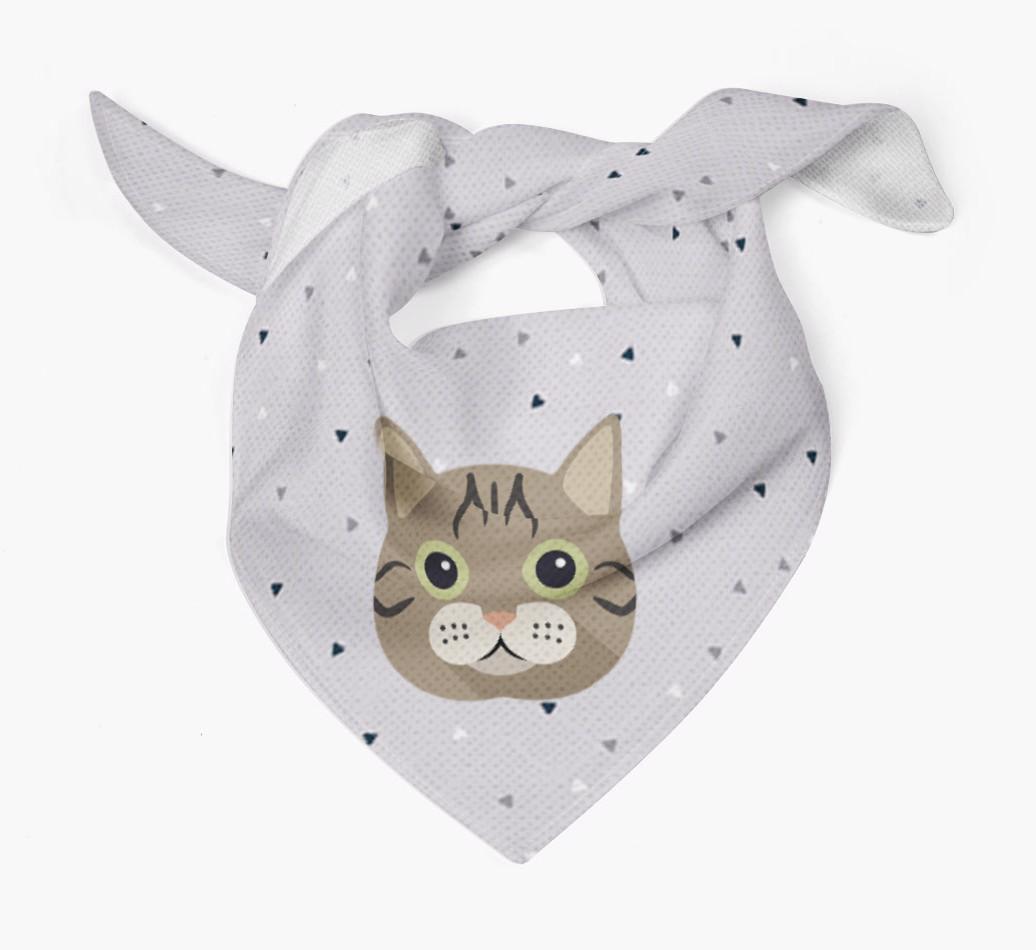 'Triangle Pattern' - Personalized {breedFullName} Bandana