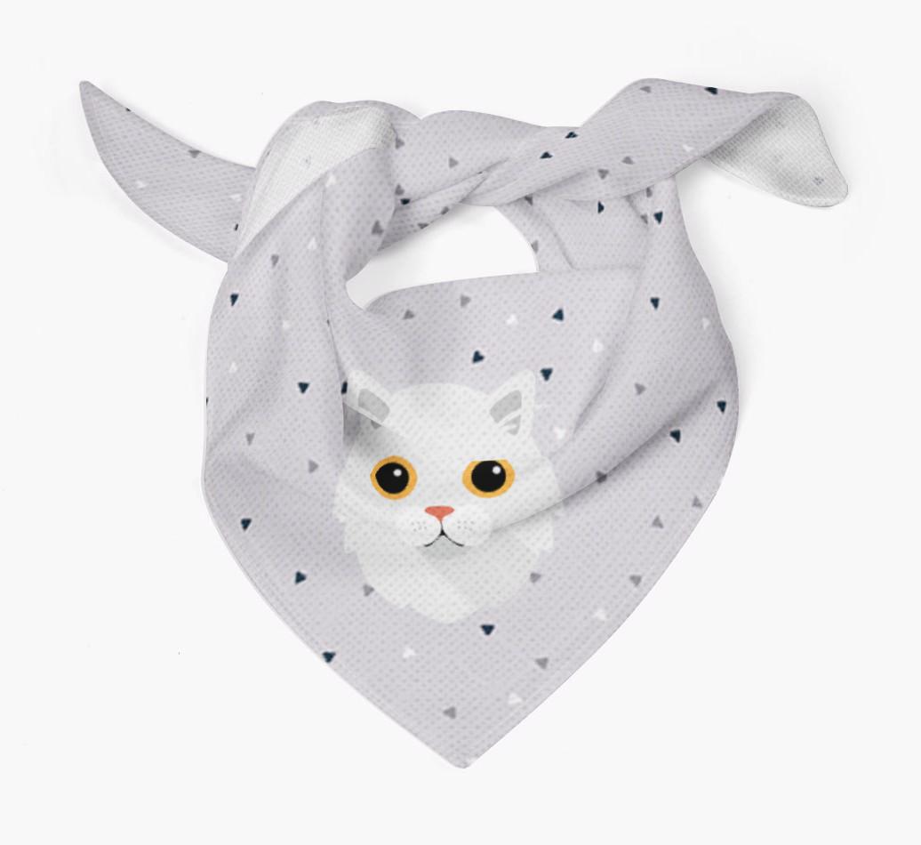 'Triangle Pattern' - Personalized {breedFullName} Bandana