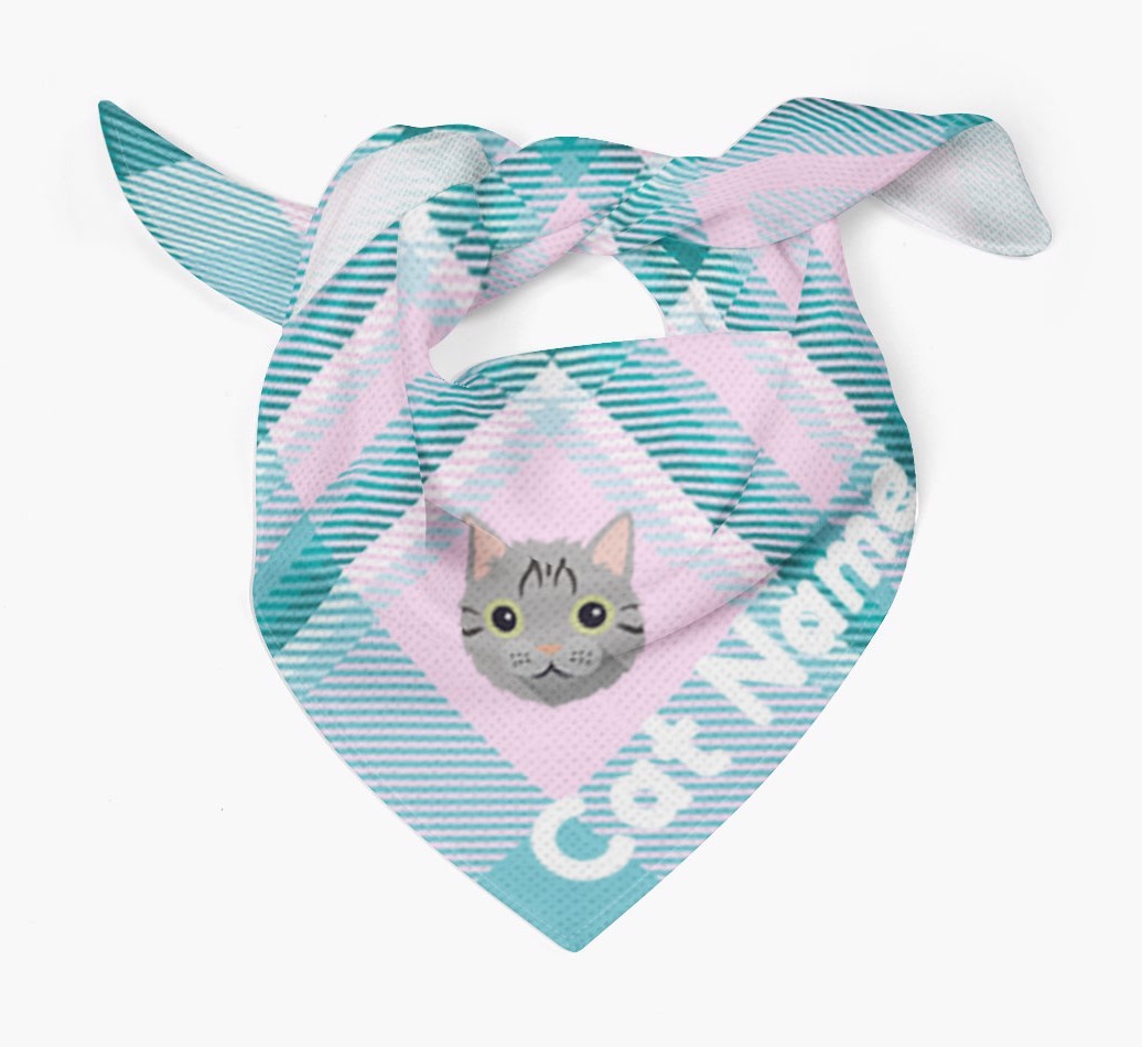 'Tartan' - Personalised {breedFullName} Bandana