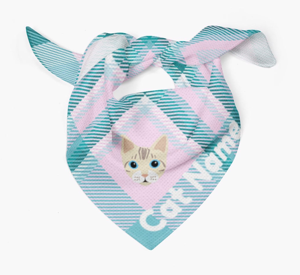 'Tartan' - Personalised {breedFullName} Bandana